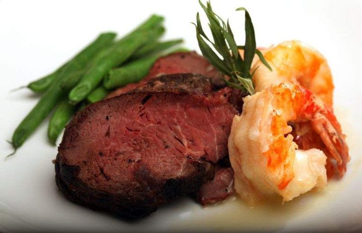 Christmas dinner: Beef Tenderloin with Butter Poached Shrimp recipe