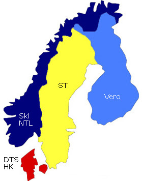 kort over nordiske lande Nso Nordisk Skatteorganisation Forside kort over nordiske lande