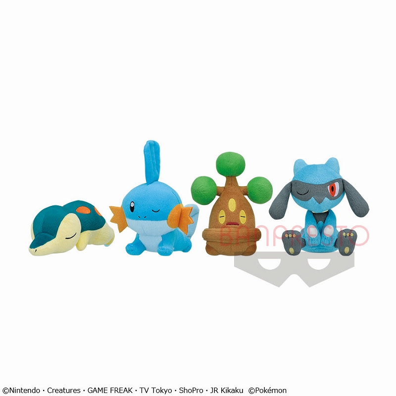 ポケットモンスター くつろぎタイム ぬいぐるみ ヒノアラシ ミズゴロウ ウソハチ リオル タイトーのおすすめプライズ