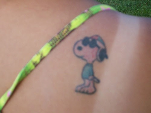 my snoopy tattoo