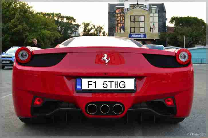 Lamborghini F1 STIG ultimate number plate ferrari audi bmw 