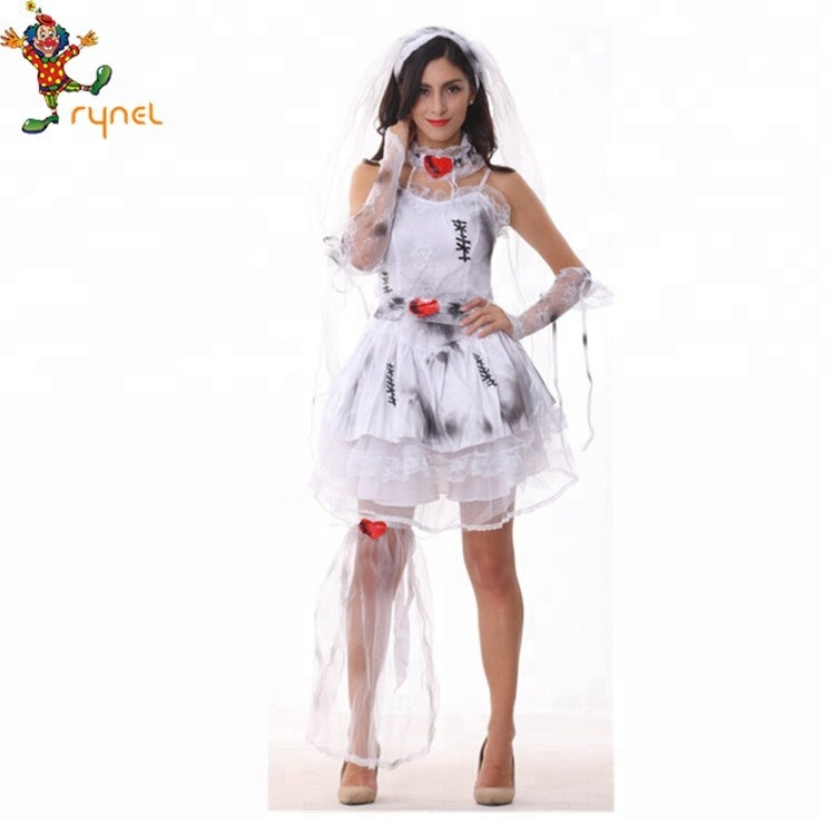 Pgwc1421 Adulto Signore Zombie Vestito Gotico Sposa Cadavere Halloween Costume Buy Zombie Sposa Costume Vestito Gotico Costume Halloween Fancy Dress Costume Product On Alibaba Com
