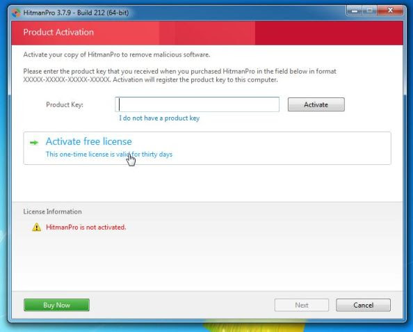 [Image: HitmanPro Activate Free License]