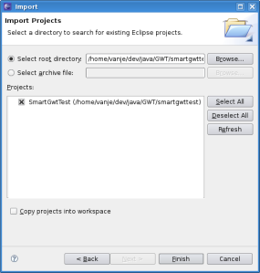 Eclipse import dialog 2