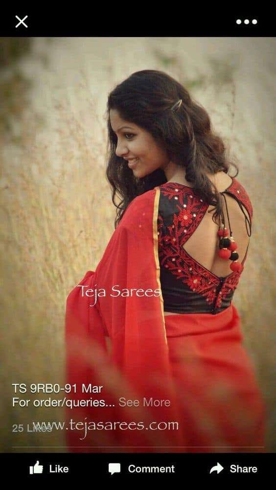 25 Trendy saree blouse designs – Simple Craft Ideas