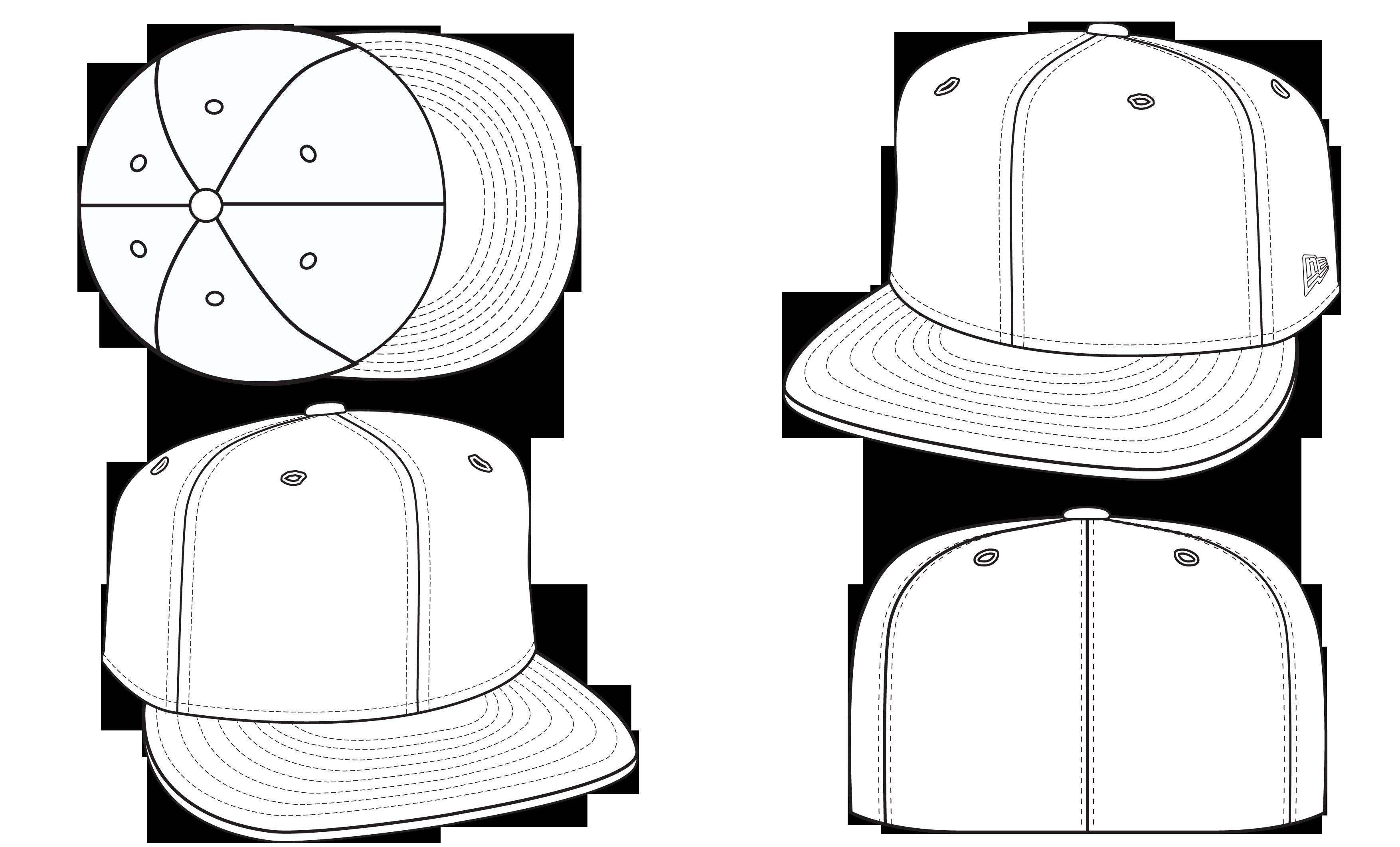Baseball Hat Template ClipArt Best