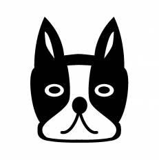 フレンチブルドッグ シルエット イラストの無料ダウンロードサイト シルエットac