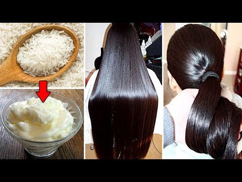 Video وصفة الارز للشعر الجاف