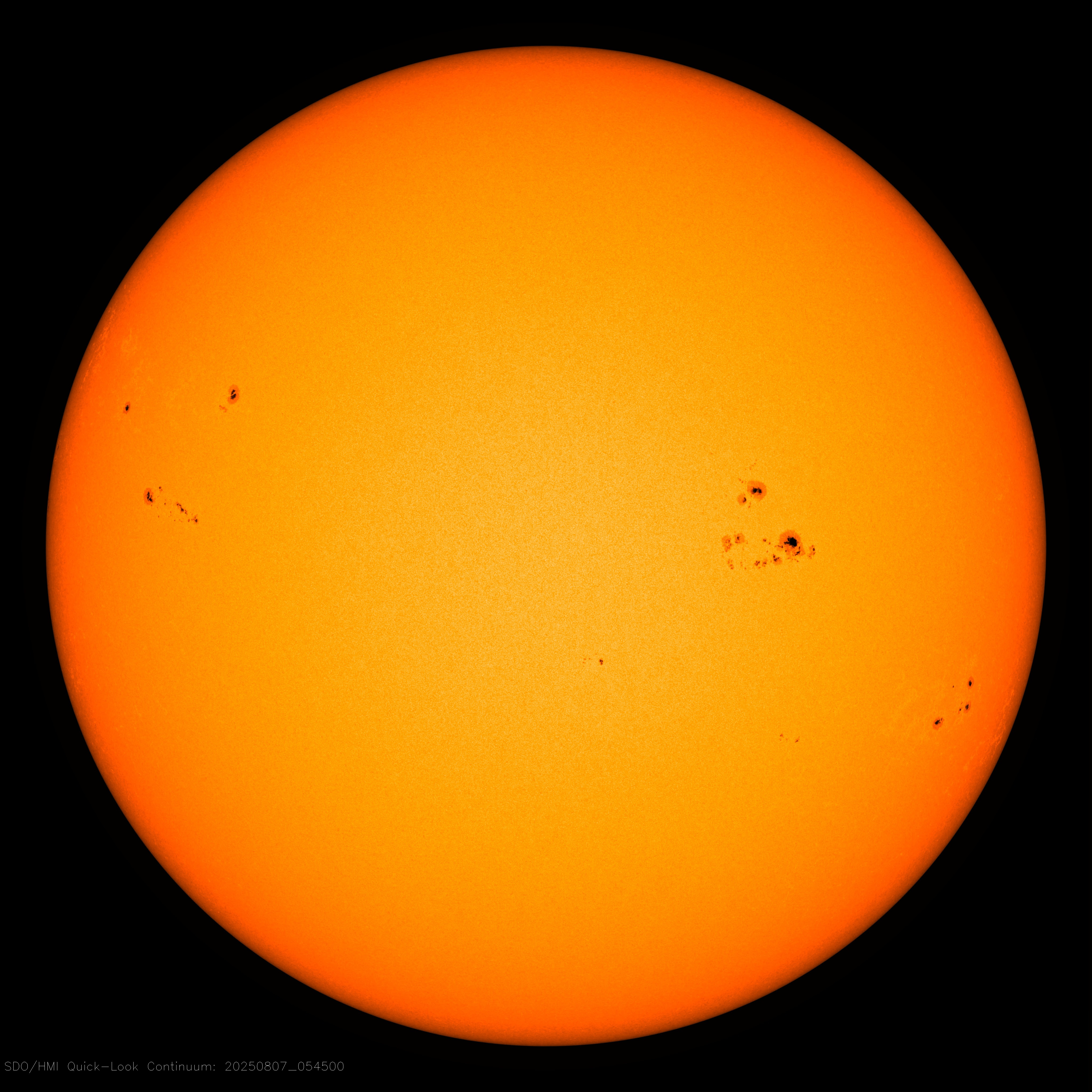 Manchas solares hoy