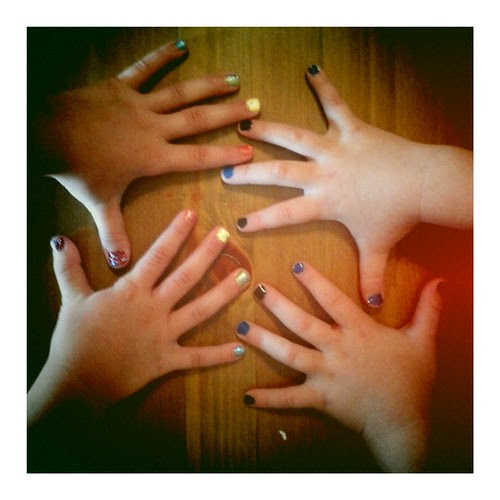 A manicure morning