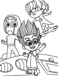 Pj Masks Printable Coloring Pages