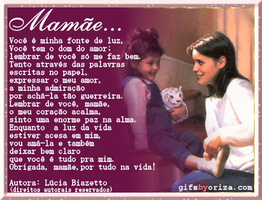 Mensagem às Mães - Aguarde carregar...