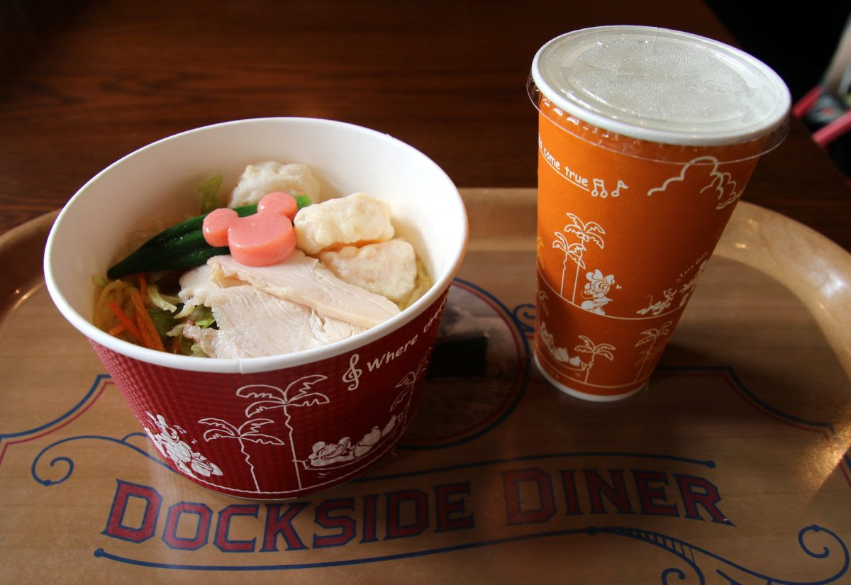 東京ディズニーシー ドックサイドダイナー チキンと海老の冷やし麺 グルメレポート Be Our Guest ディズニーブログ