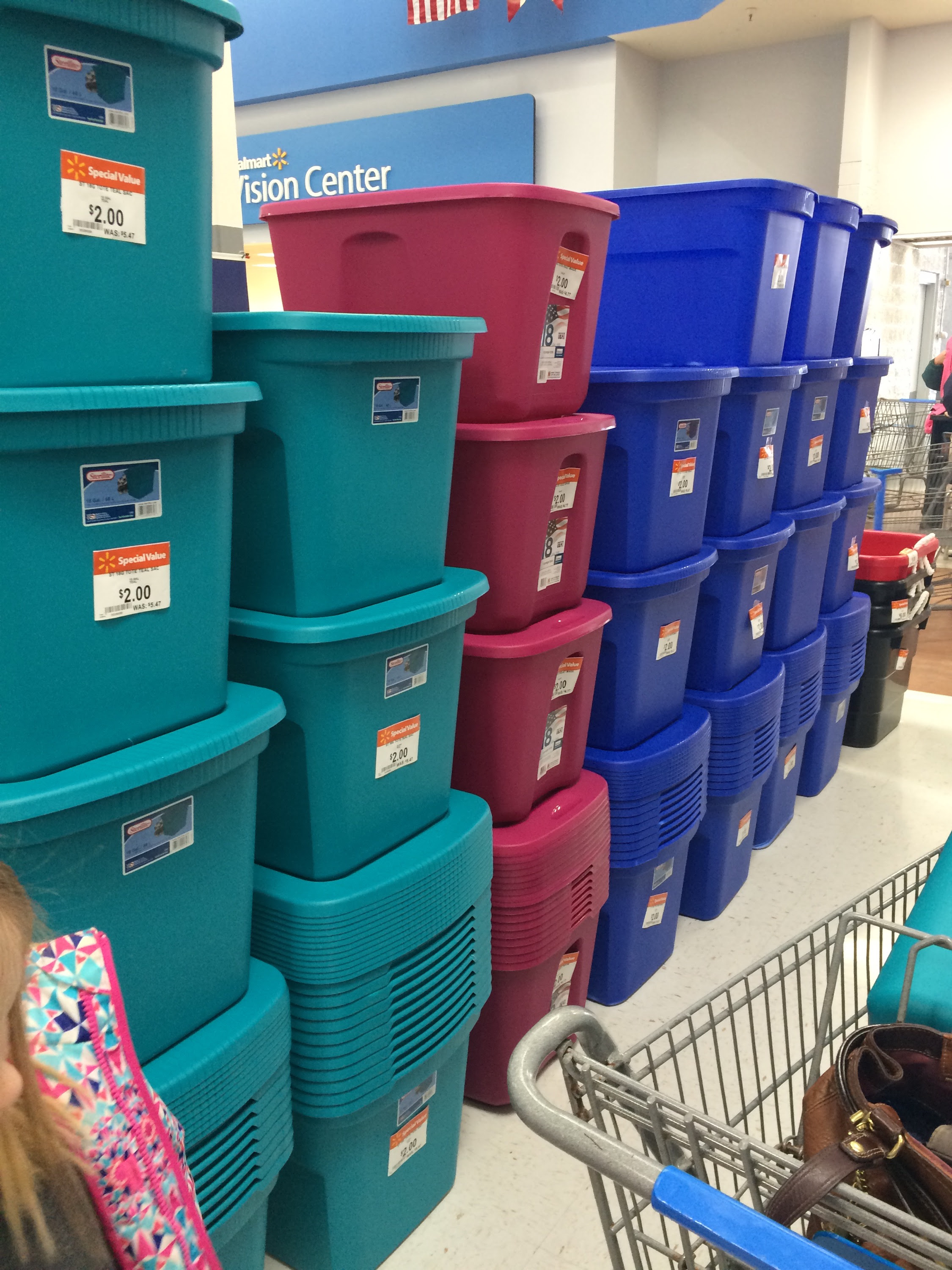 50% Off Walmart Christmas Clearance: Includes $2 Storage Totes ...