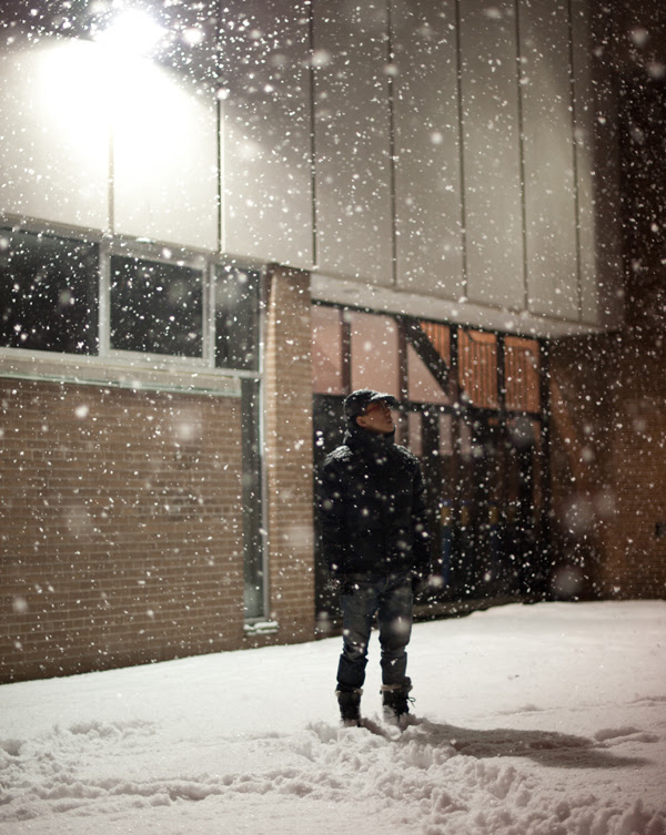 in the snow