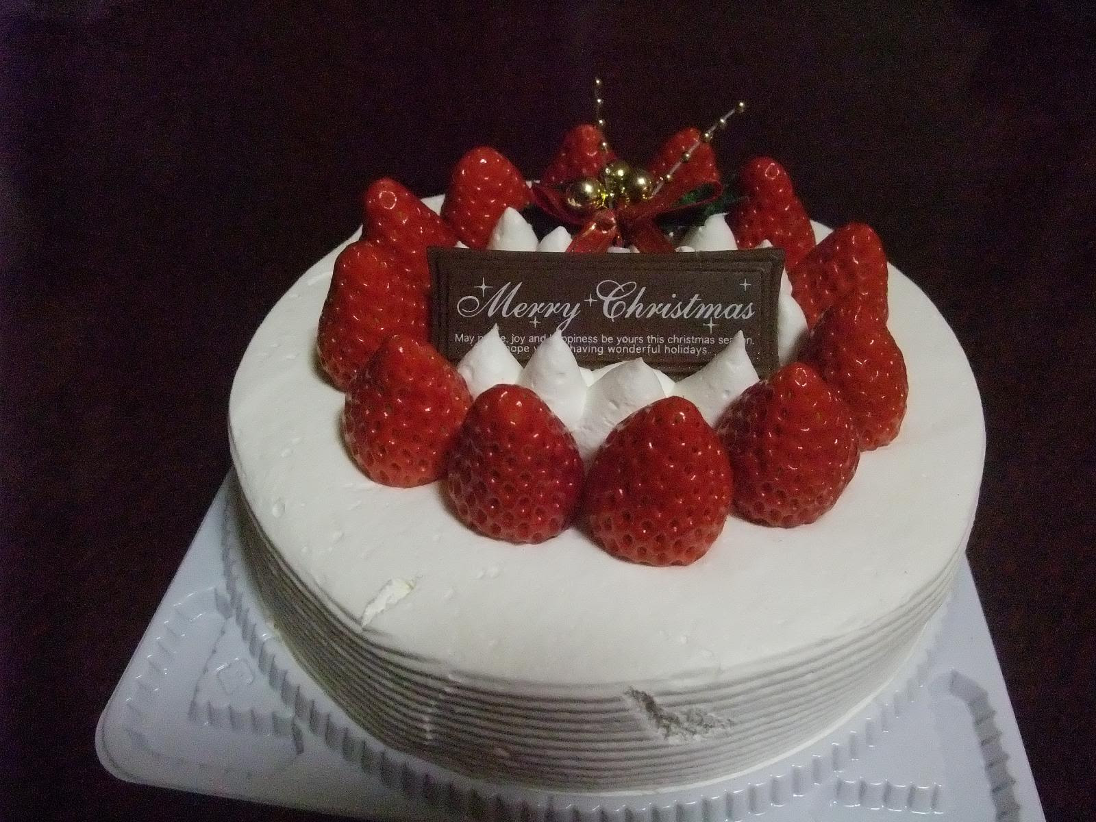 まおまおアメリカ日記 クリスマスケーキ