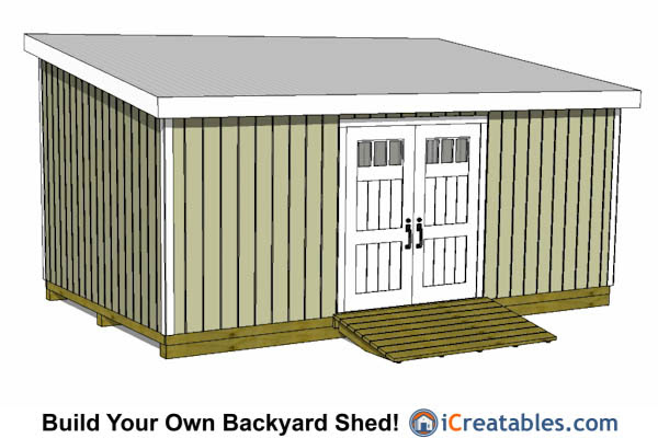 12x20 Shed Plans - Easy to Build Storage Shed Plans &amp; Designs