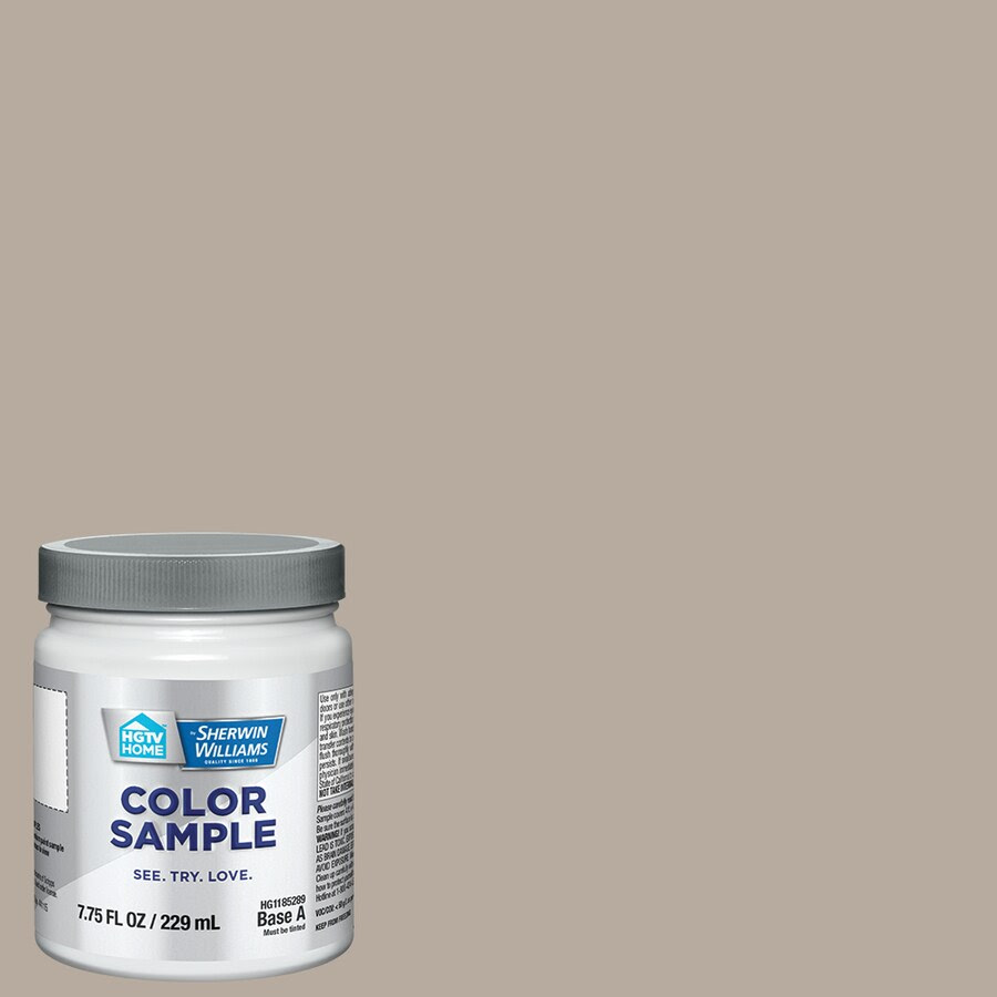 Hgtv Home By Sherwin Williams Perfect Greige Interior Paint Sample Half Pint In The Paint Samples Department At Lowes Com