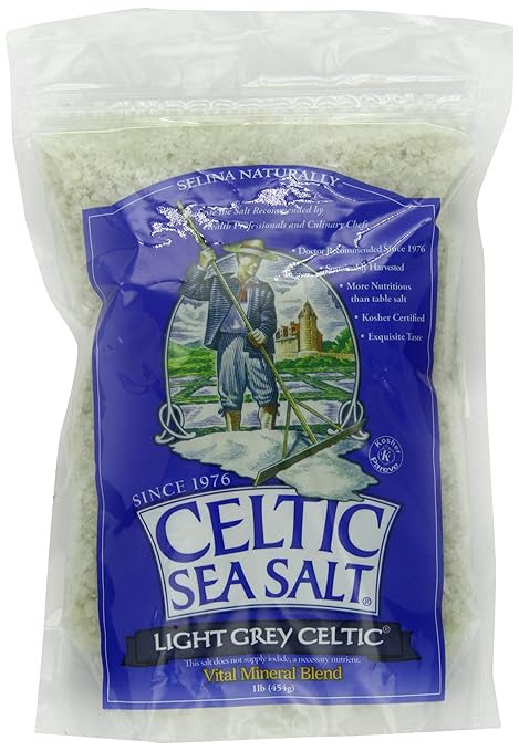 Celtic Sea Salt, Light Grey, 16 Ounce