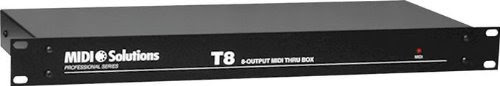 MIDI Solutions T8 8-Output Active MIDI Thru Box