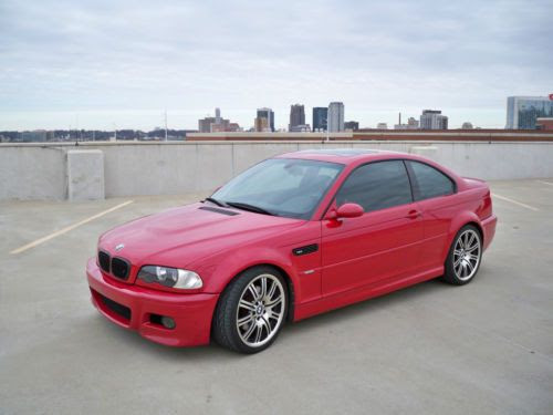 Purchase Used  Bmw M Coupe Imola Red Nappa Black Interior No Reserve In Birmingham
