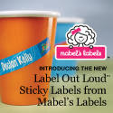 NEW! Label Out Loud Stickies from Mabel's Labels. 