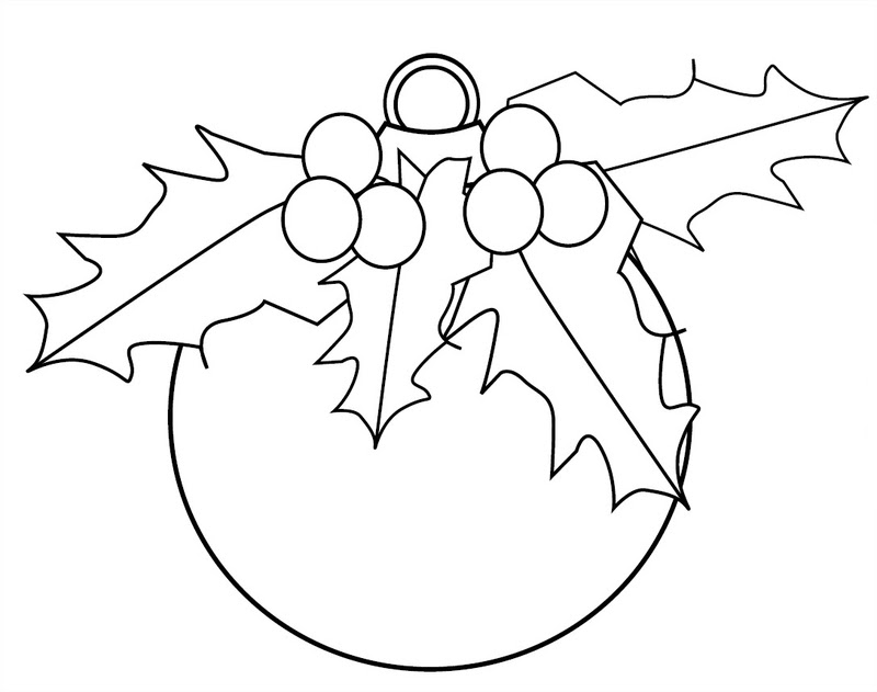 Coloriage Boule De Noel Ce1