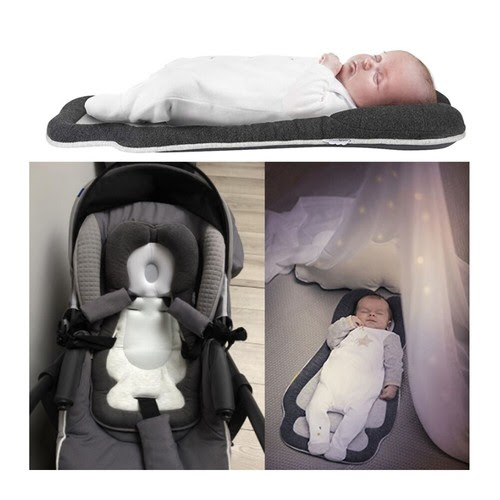 Linge De Lit Pour Bebes Bebe Oreiller Coussin Pour Bebe Prevenir Tete Plate Dormir Nid Pod Anti Roll Nouveau Ne Uk Bebe Puericulture
