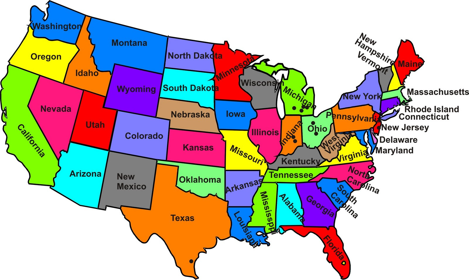Find A Map Of The United States