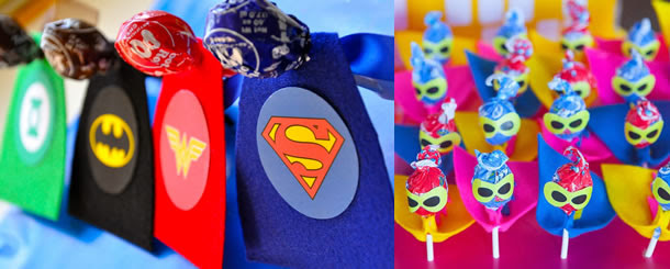 lembrancinha-com-pirulito-super-herois-feltro