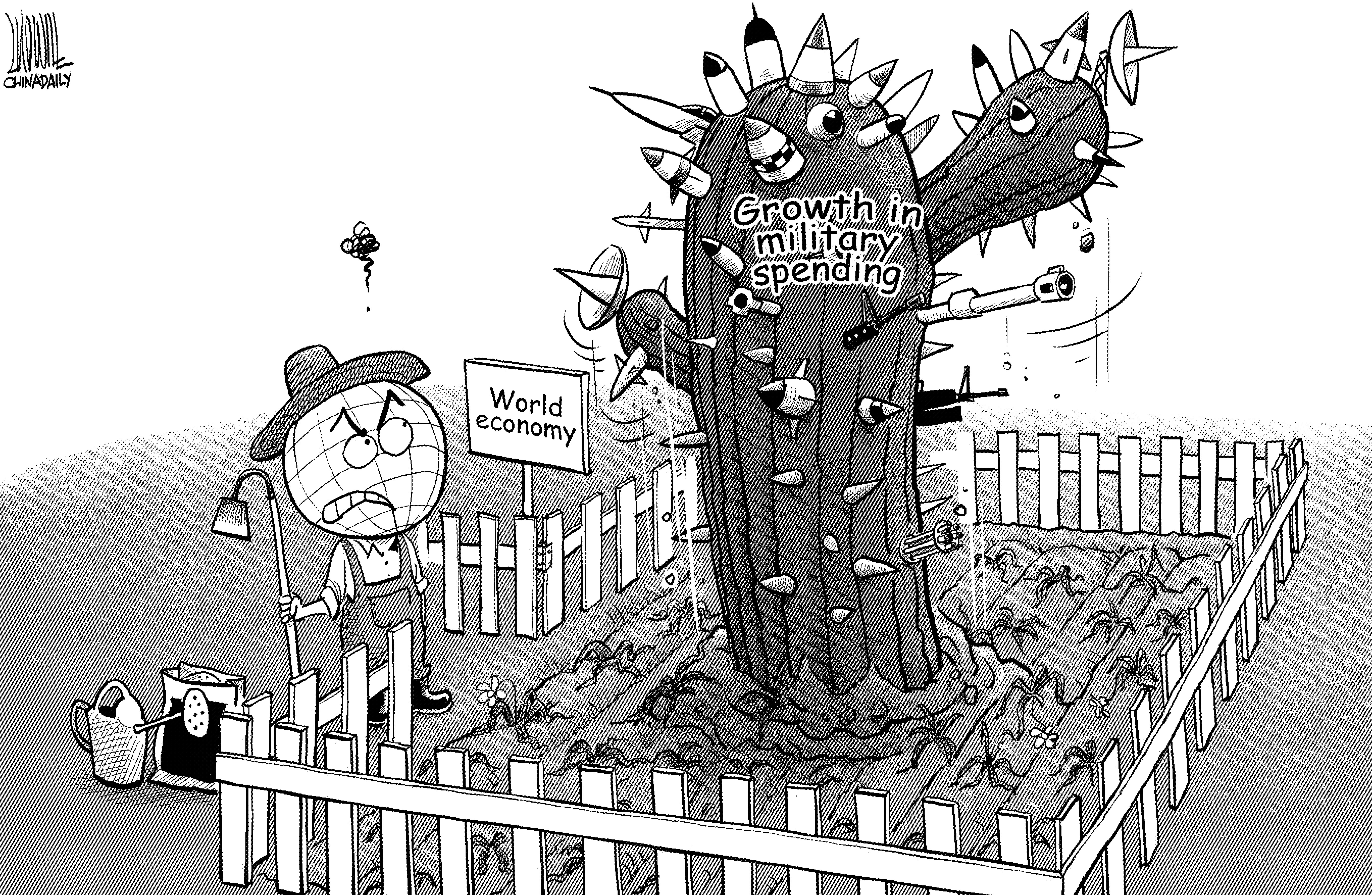 Cartoon by Larry Wright