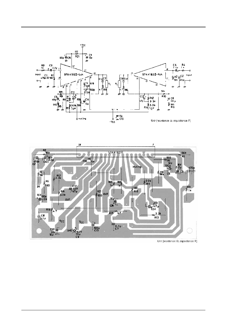 Stk 4182 Amplifier Circuit - Equivalent Circuit Stk4182 Ii - Stk 4182 Amplifier Circuit