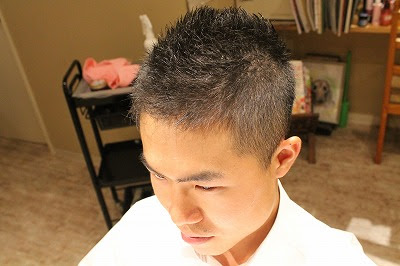 ショートカットをソフトモヒカン風ベリーショートに 14 11 5 東京駒沢大学駅にある美容室ワイルアは くせ毛のカットとボブが得意な美容室です