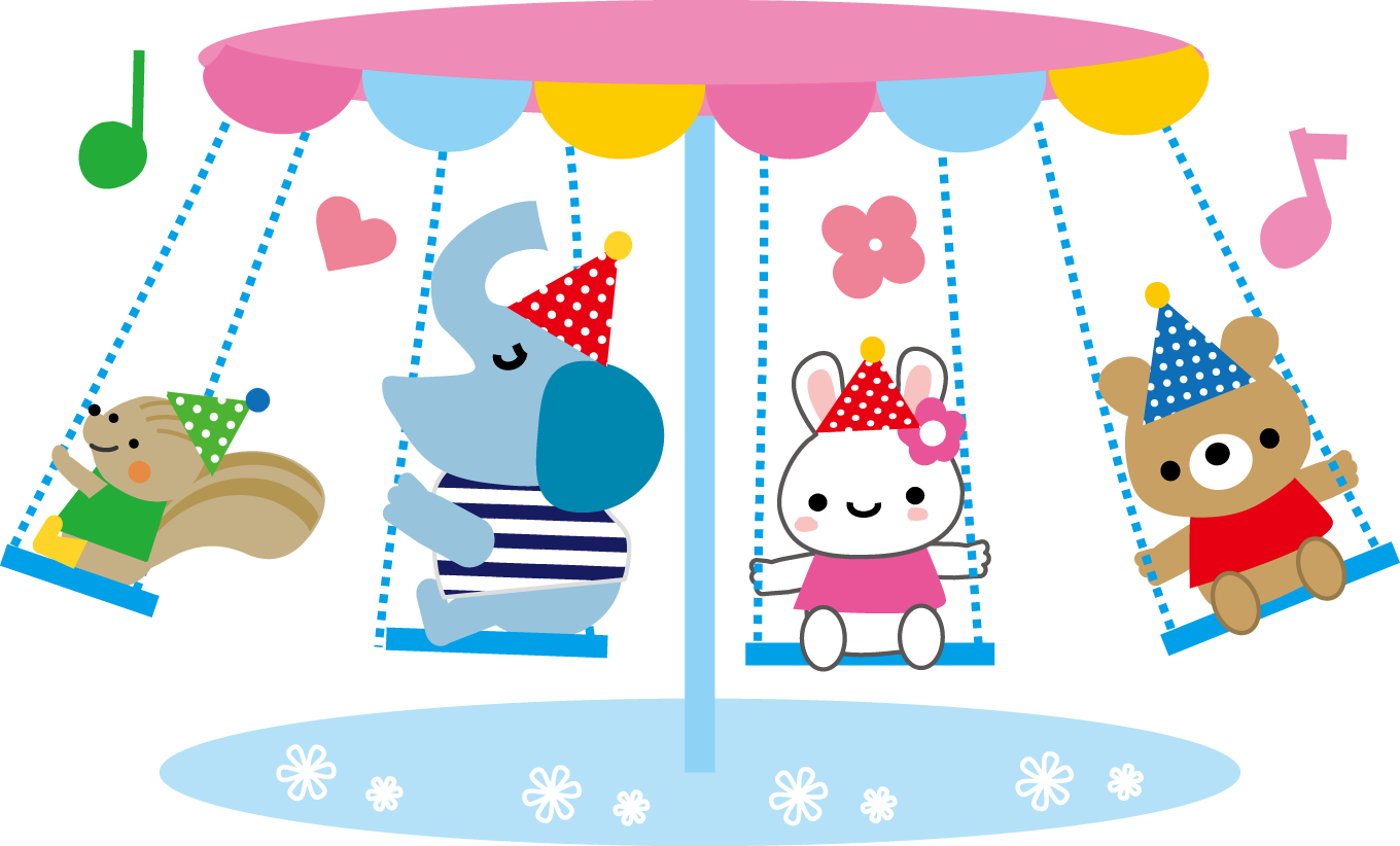遊園地のイラスト 無料イラスト素材