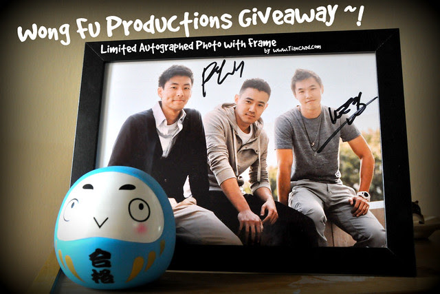 Wong Fu Autographed Photo w Frame Giveaway | TianChad.com