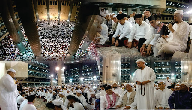Saking Banyaknya Jama'ah, Air Wudhu di Istiqlal Habis, Alhamdulillah.. Penyelenggara Sudah Siapkan Tangki Air