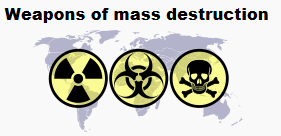The Iraqi weapons of mass destruction