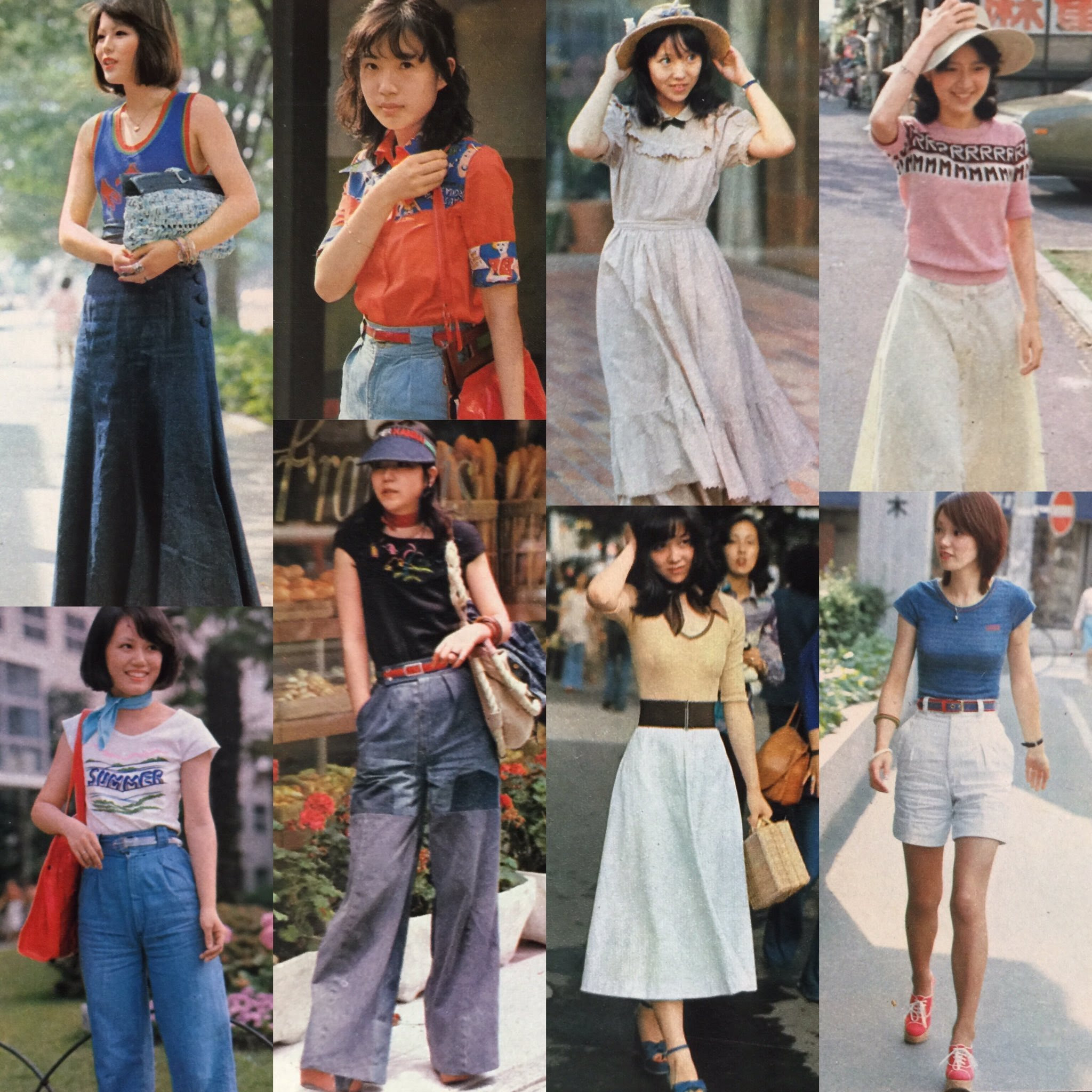 トレジャー速報 1970年代の女性の夏のファッションｗｗｗｗｗ 昨日町 映像庫