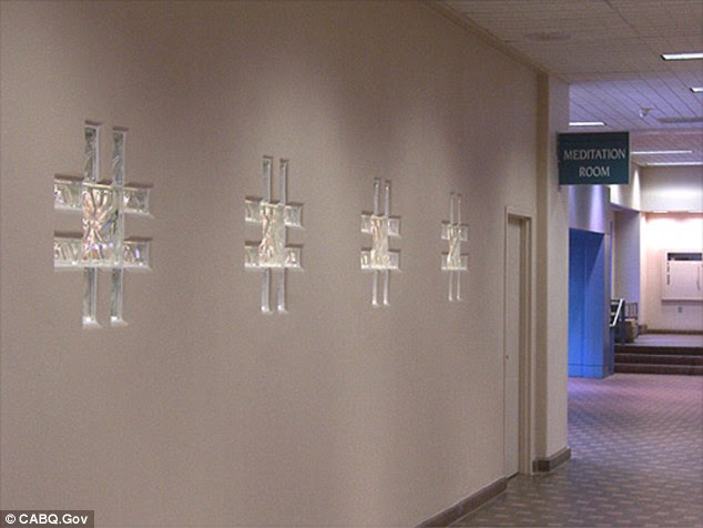 At Albuquerque International Airport in New Mexico, USA, travellers have access to a meditation room