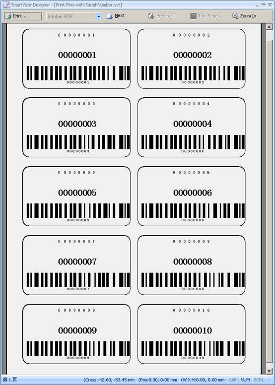 Print, Label, Serial Number, Batch Printing, Batch Printing ...