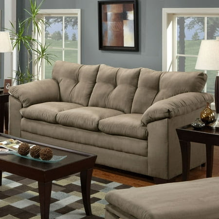 Buy Simmons Luna Mineral Microfiber Sofa Before Special Offer Ends