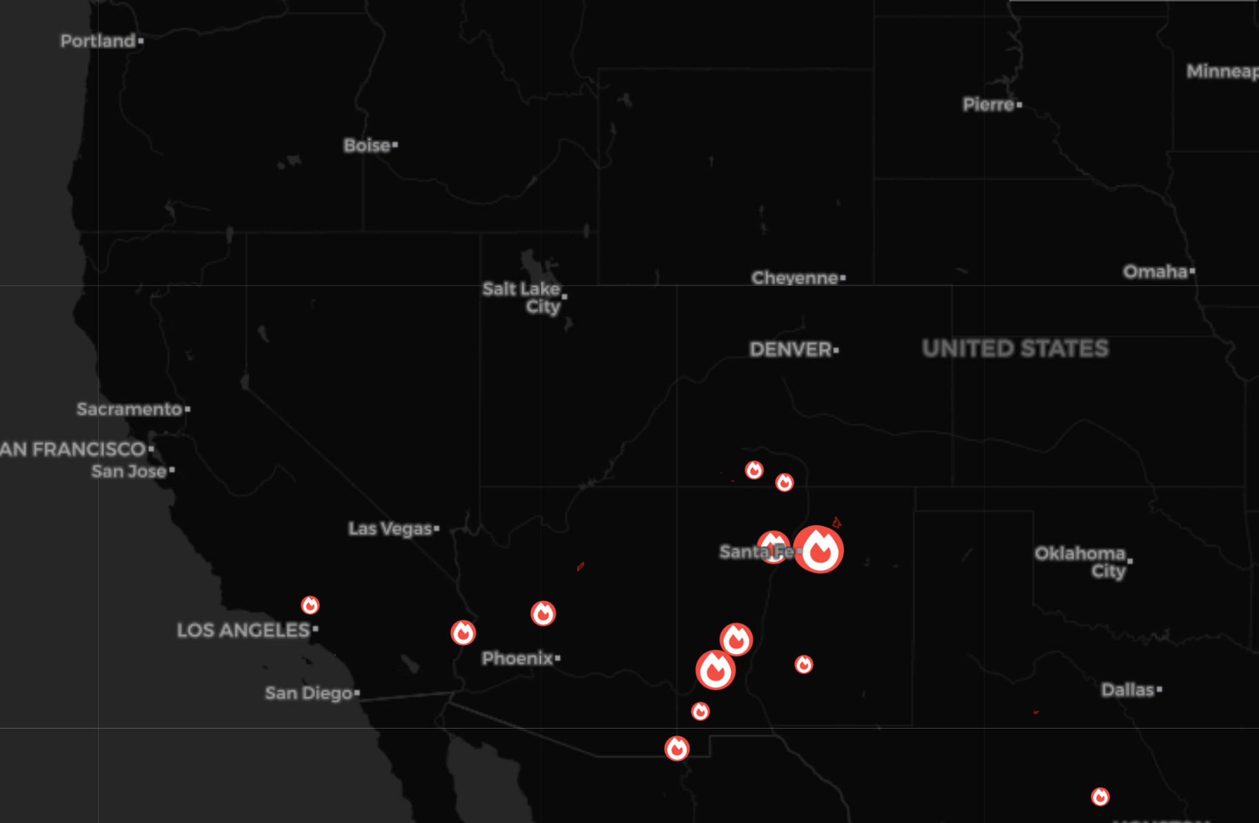 Fires Map In Portland Oregon June 2022