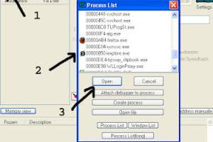 Cheat Engine screenshot