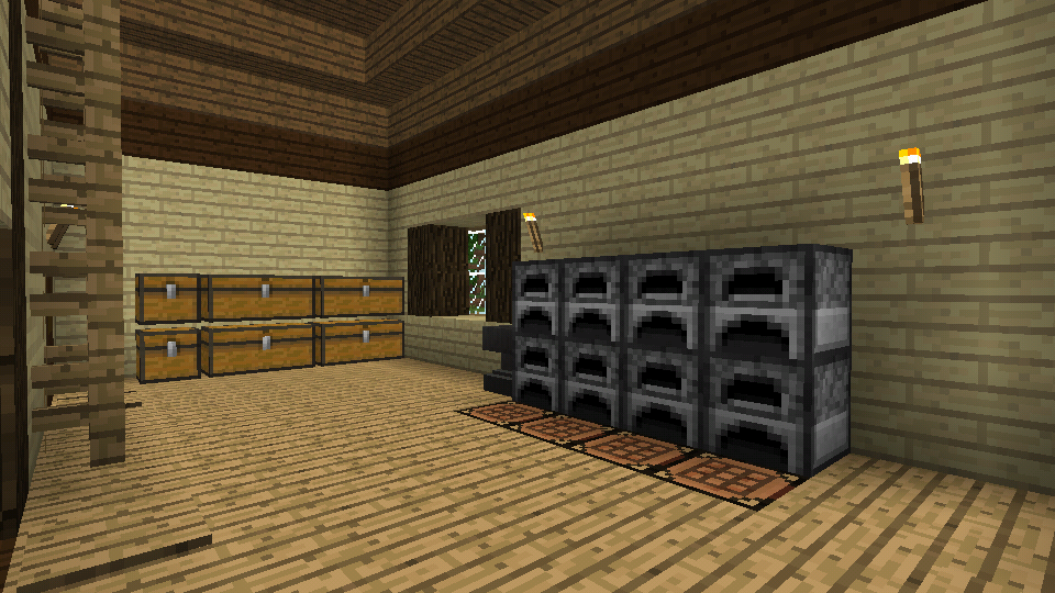 マイクラpe こつこつ足跡帳 Part6 拠点を建てる その3