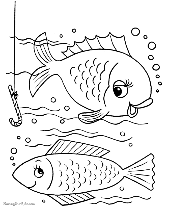 Fish Coloring Pages  Coloring Kids