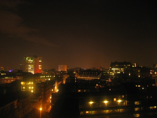 London - A view from my hotel room by night