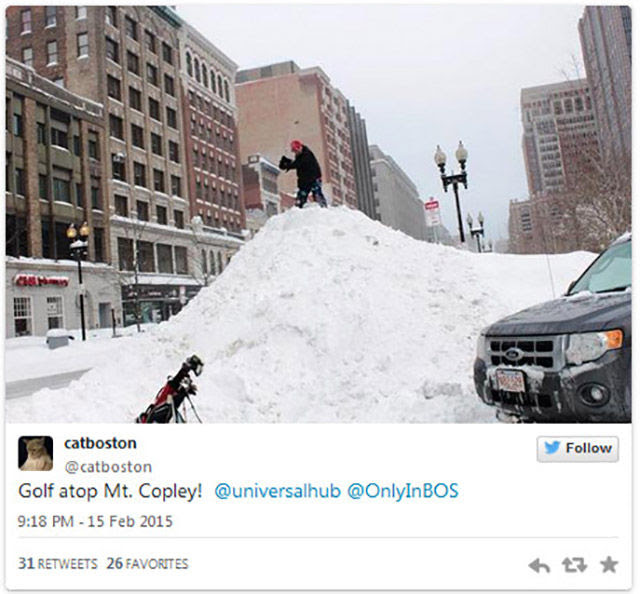 New England’s Snowfall Is Beyond Crazy