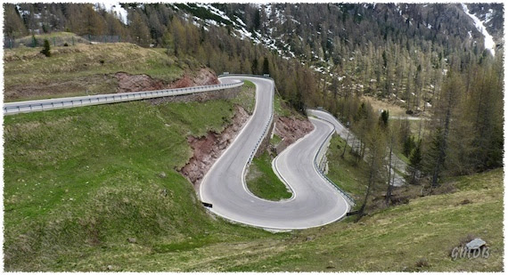 I tornanti del Passo Rolle