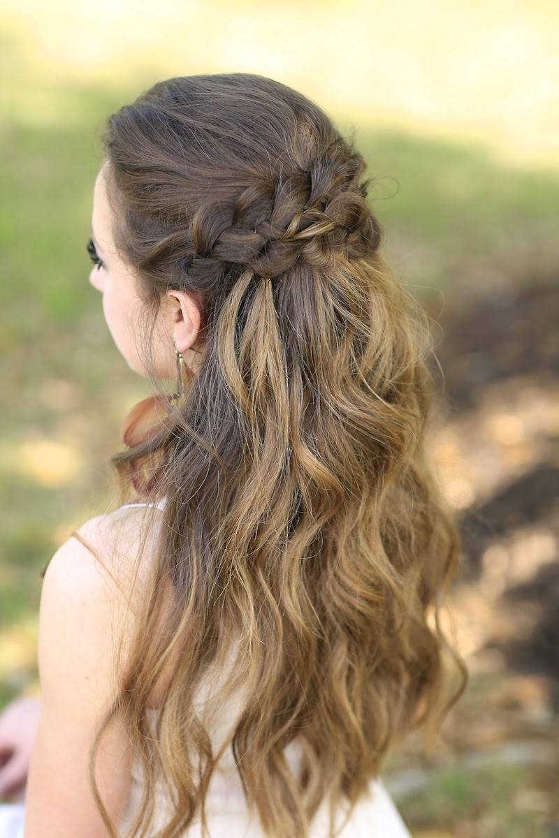 Braided Half Up Prom Hairstyles Cute Girls Hairstyles