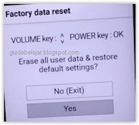 reset LG X POWER2